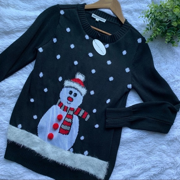 Mesh & Lace | NWT Size Small Snowman Ugly Christmas Sweater - Picture 16 of 16